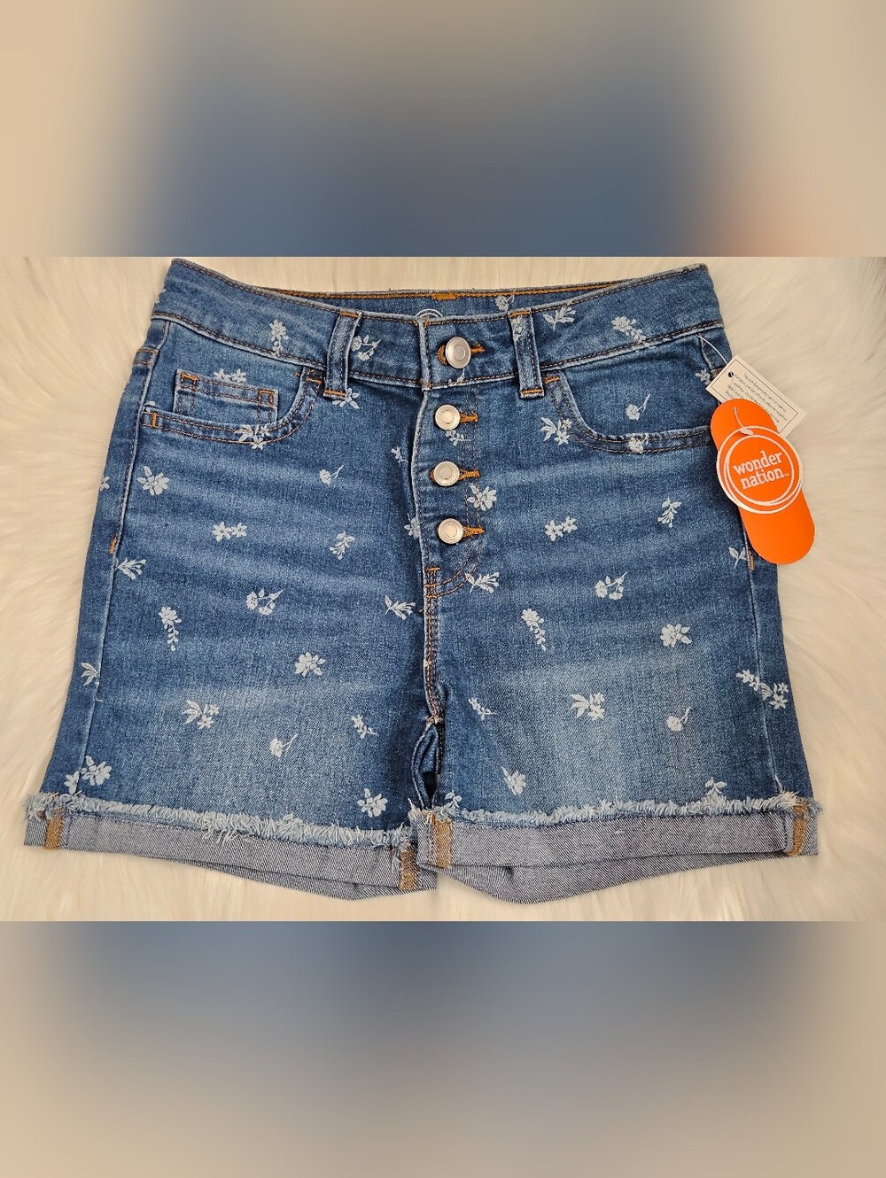 Wonder Nation Girl's Denim Shorts